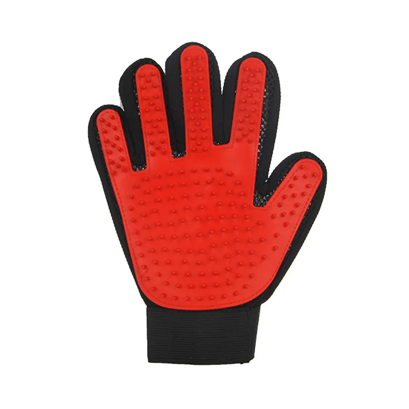 Pet Hair Remover Glove – Grooming & Massage Brush for Cats/Dogs - Paw Nap Studios