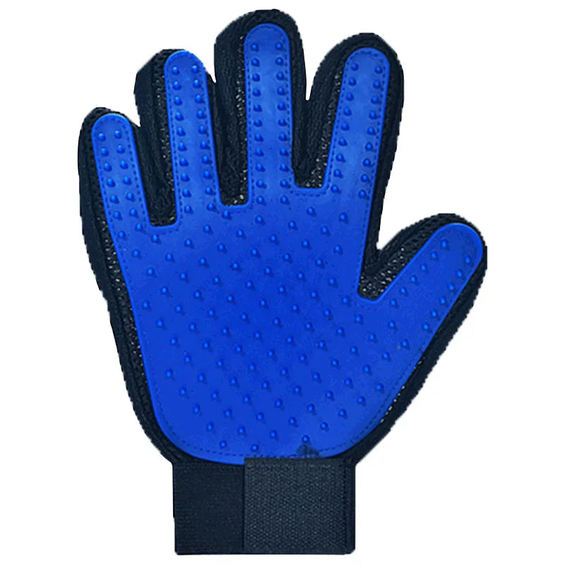 Pet Hair Remover Glove – Grooming & Massage Brush for Cats/Dogs - Paw Nap Studios