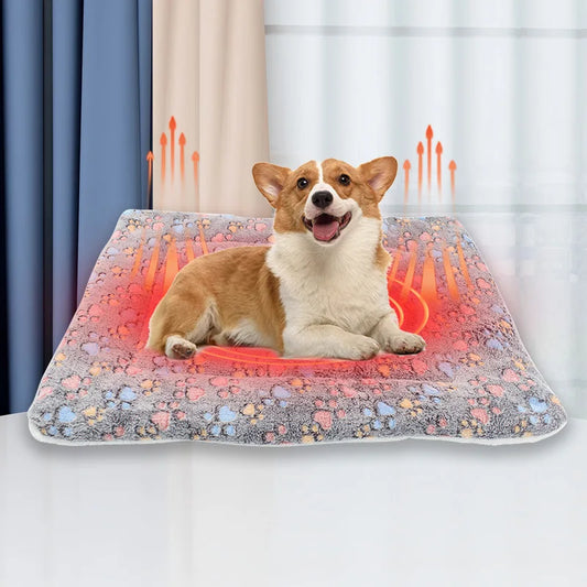 Flannel Thickened Pet Bed Mat – Soft Winter Sleeping Blanket for Dogs & Cats