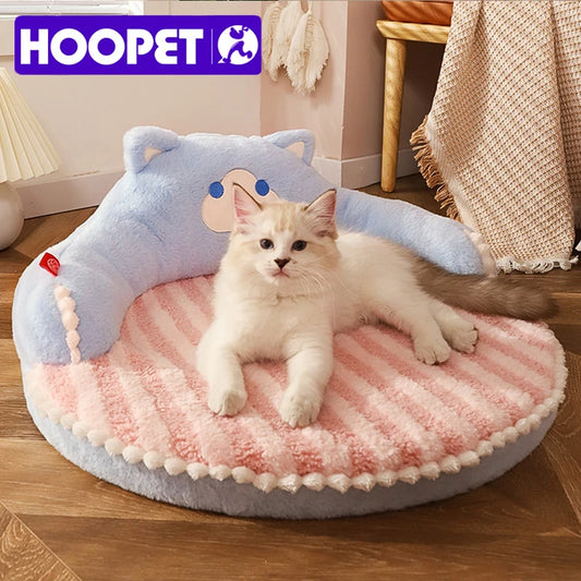 HOOPET Cat & Dog Bed – Durable Pet Cushion Pad with Removable Mat for Small & Medium Pets