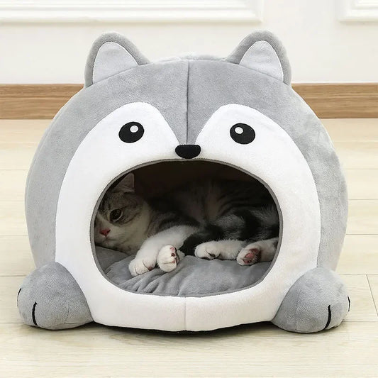 Cat Bed & Pet Basket – Cozy Sofa Tent Lounger for Small Dogs, Kittens & Puppies